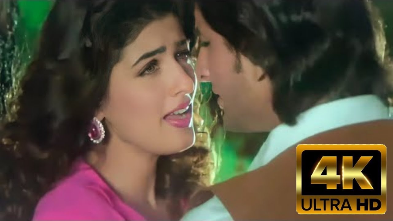 Teri Chahat Ke Deewane Hue Hum 4K Video Song  Mr Aashiq  Kumar Sanu Alka Yagnik  Twinkle Khanna