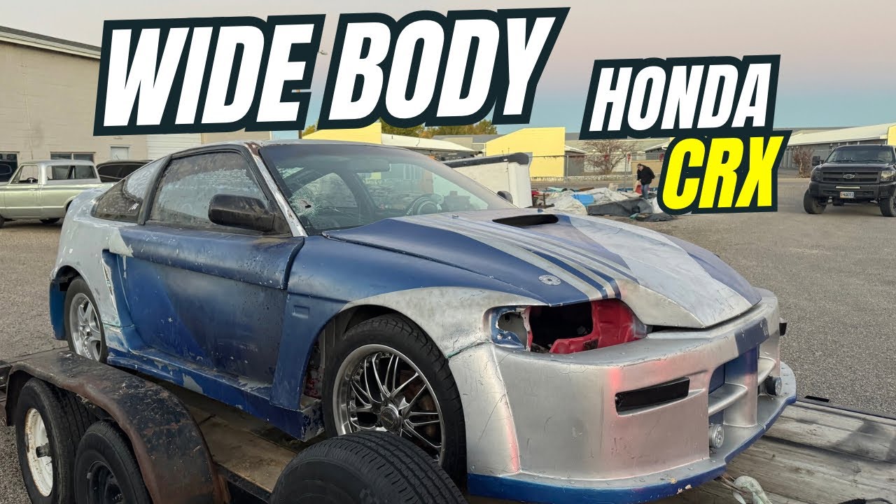Новый проект Honda CRX Wide body 1988 года