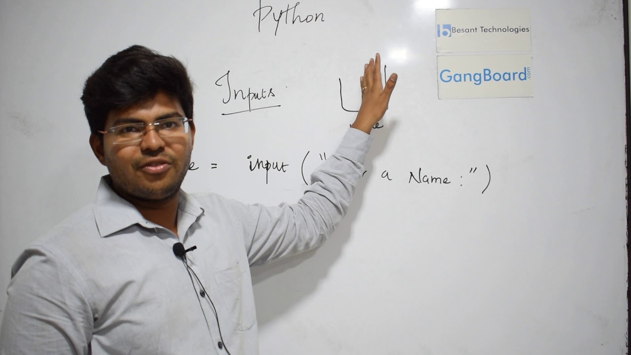 Python input() Function in Tamil - Besant technologies - YouTube