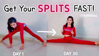 How to do MIDDLE SPLIT FAST (हिंदी में) | Reduce Muscle Pain \& Thigh Gap for BEGINNERS