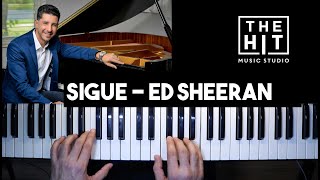 How do you play Sigue by J Balvin - Ed Sheeran on Piano - Piano tutorial (Chords)