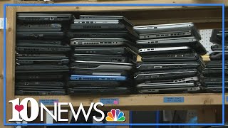 Volunteers fix up and donate computers