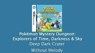 Pokémon Explorers of Time, Darkness, & Sky - Deep Dark Crater - Without Melody
The song Deep Dark Crater from Pokémon Mystery Dungeon: Explorers of Time & Darkness without its melody. If you would like an extended version, comment to let me know, and Ill make one.
Extracted with PsyCommandos ppmdu, modified with Synthfont 2, and edited with Shotcut.
Link to playlist: https://www.youtube.com/playlist?list=PLDb4Ca4de_k1w5UshJLrzp4yStXBW91C6 Pokémon Explorers of Time, Darkness, & Sky - Deep Dark Crater - Without Melody