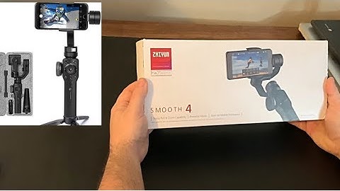 Zhiyun Smooth 4 3-Axis Handheld Gimbal Stabilizer For Smartphones Unboxing Test And Review