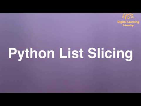 30 Python List Slicing | Online Training Download app from below link