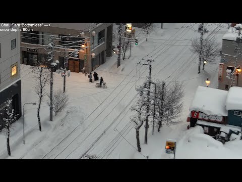 Heavy snowfall in Sapporo (大雪警報) , lofi radio 12 hours | February 11, 2024