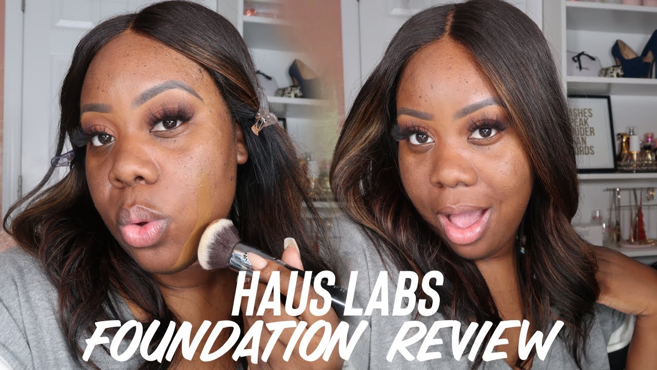 New! Haus Labs Triclone Skin Tech Foundation Review + Wear Test