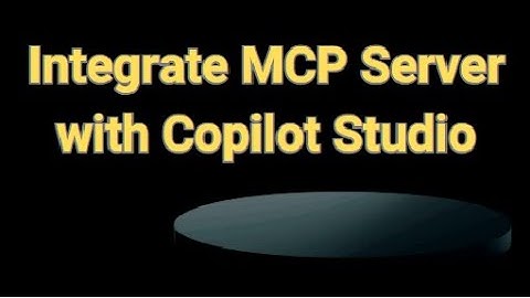 Integrate MCP Server with Microsoft Copilot Studio | Step-by-Step Guide