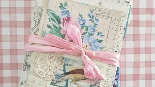 SOLD Flip Through Vintage Altered Book Using Amity Bloom Digitals - Florence and Vintage