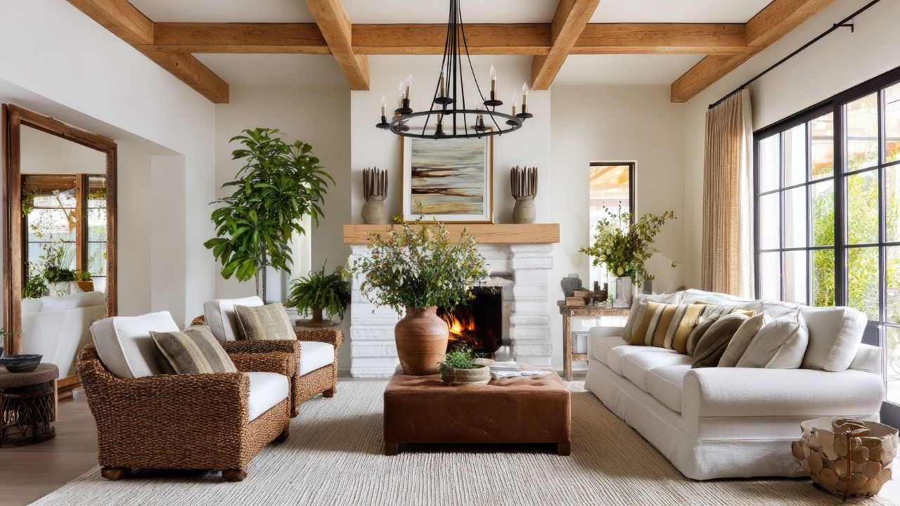 Элитный загородный дом с ограниченным бюджетом 🌿 | Весенний декор в деревенском стиле, выглядящий...