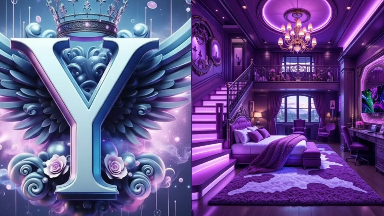 First Letter of Your Name's Reveals Your Dreams Room 🤩🏠 #room #design #viral#trend  @J_ydv_creation 