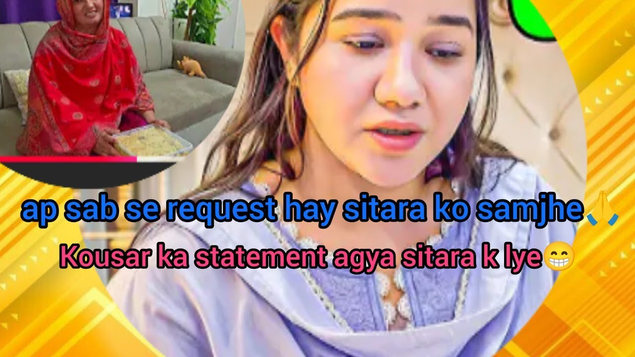 Ap sab se request hay sitara ko samjhe aur sath dain uska🙏@sitarayaseensana @mustafasajidvlogs