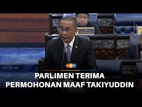 Parlimen terima permohonan maaf Takiyuddin kait APMM peristiwa Memali