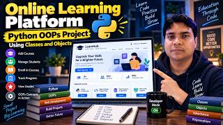 Python OOP Project: Build an Online Learning Platform | Classes, Exceptions & Logging