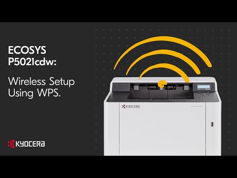 ECOSYS P5021cdw - Wireless Setup Using WPS