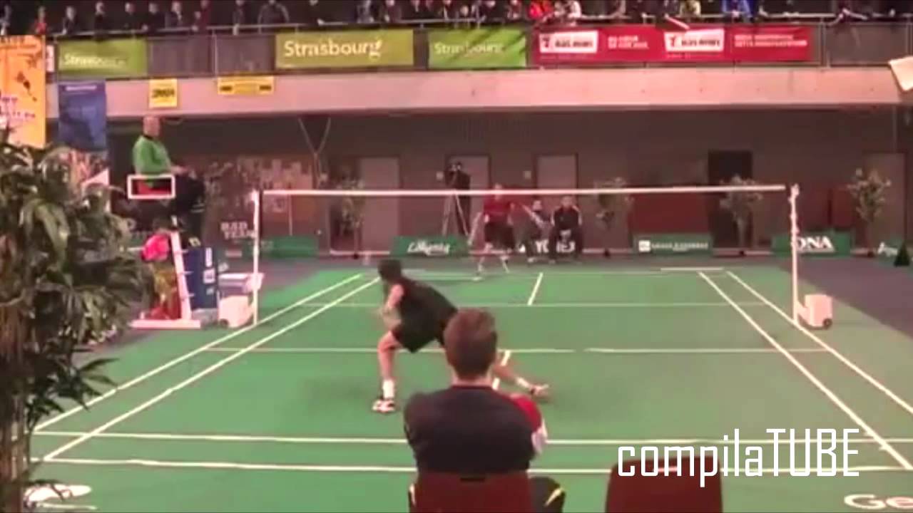 Most Amazing Badminton Volley YouTube