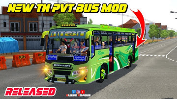 🎀🤩NEW RAJA TN PVT BUS MOD RELEASED|TIGER BODYCODE V2 💥😎