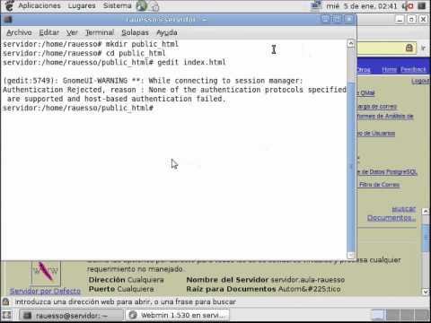 Videotutorial - Configuracion modulo userdir de apache en Debian - rauesso.com
