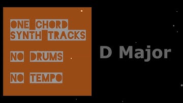 No Drums | No Tempo | One Chord Backing Track: D Major