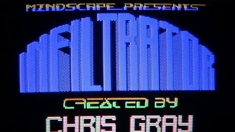 Infiltrator disk drive sound (Apple II - Mindscape)