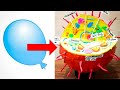 Animal cell 3D model using a balloon for school project