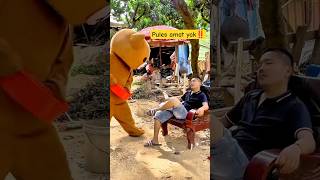 komedi badut beruang pules amat yak‼️ #comedy #dubbing #komedi
