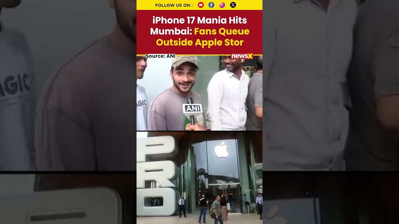 iPhone 17-мания достигла Мумбаи: фанаты выстраиваются в очередь у Apple Store за последней моделью