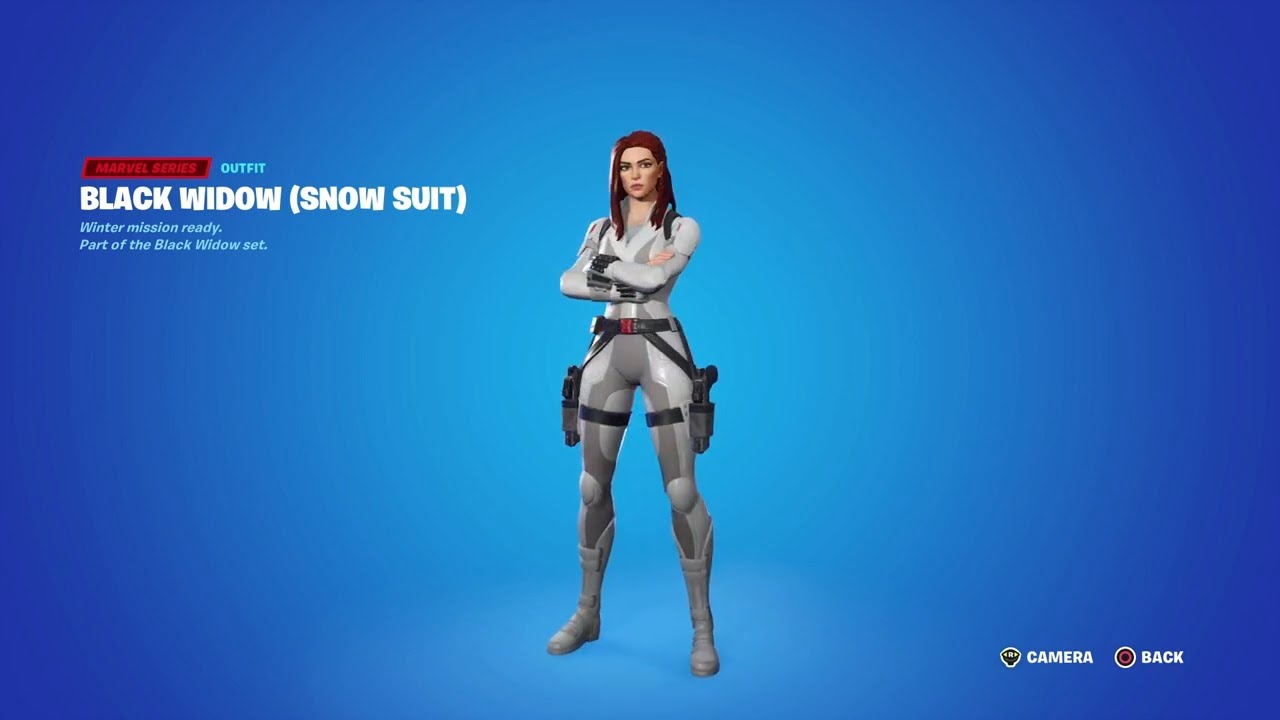 Fortnite Black Widow (Snow Suit) Skin