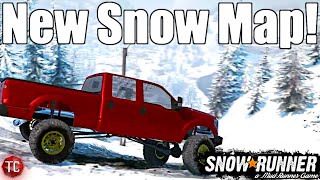 SnowRunner: BEAUTIFUL NEW SNOW MAP! (Let's Explore)