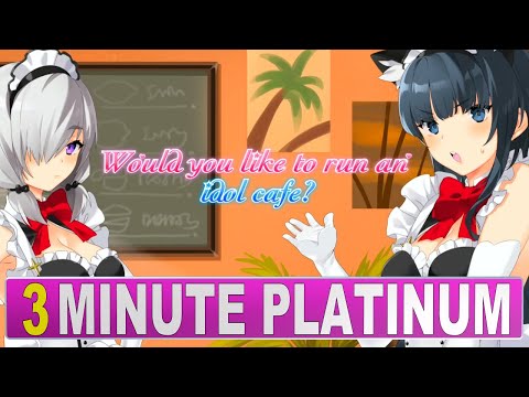 Would you like to run an idol café? Platinum Walkthrough | Very Easy 3 Min Platinum Game - Crossbuy