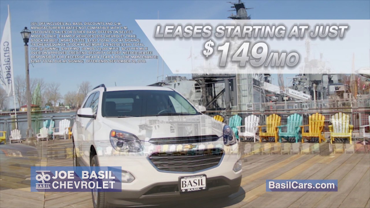 Joe Basil Chevrolet September 2016 SUVs (30) YouTube