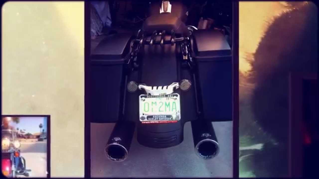 Turn Signal Eliminator Kit with Auxiliary LED Plate Frame for Harley Touring