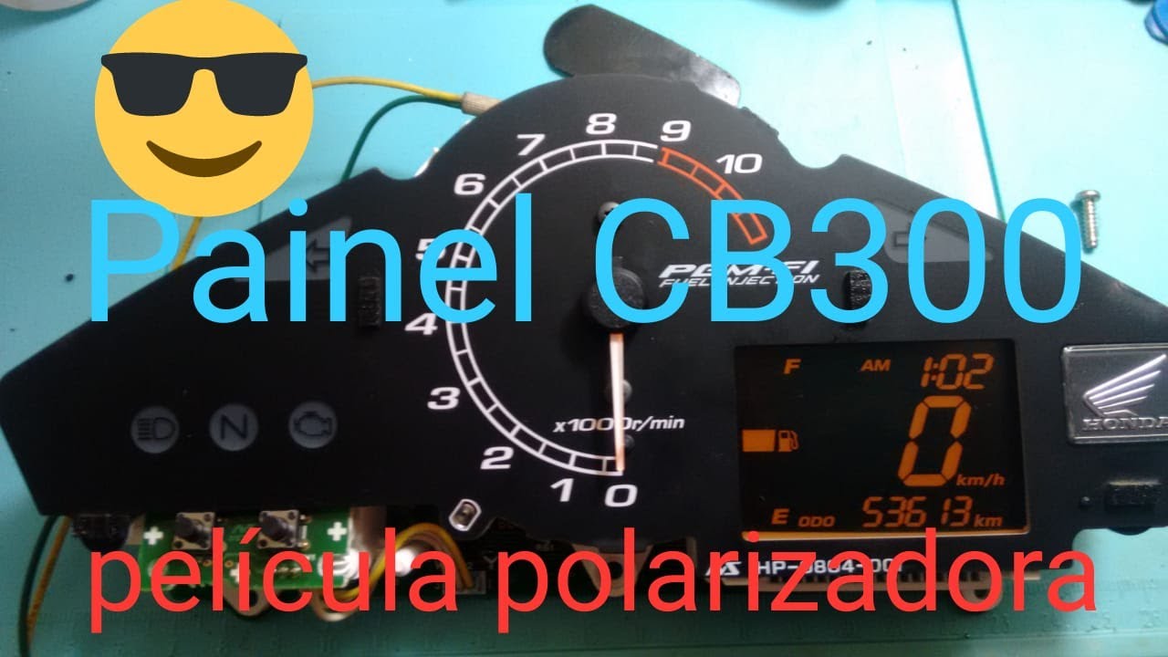 PAINEL CB 300 DISPLAY PELICULA POLARIZADORA