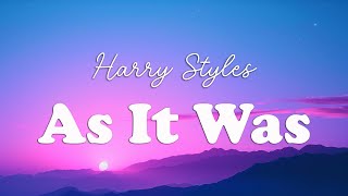 Harry Styles - As It Was (Lyrics)