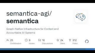 GitHub - semantica-agi/semantica: Graph-Native Infrastructure for Context and Accountable AI Systems