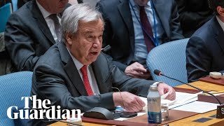 Details 'Unacceptable' for Israel to reject two-state solution with Palestine, says UN chief Guide