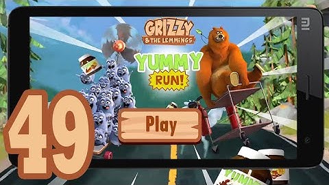 Grizzy and the Lemmings Yummy Run - Gameplay Walkthrough part 49 (Android/iOS)