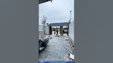 Cổng tự động và bộ vân tay tiện ích cho bác chủ nhà!  #ruster #congtudong