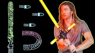 Can a Lightsaber Block Bullets? (Because Science w/ Kyle Hill)