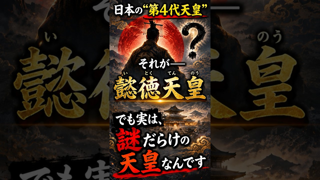 第四代天皇「懿徳天皇」 #天皇 #歴代天皇 #懿徳天皇