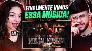 [ALBÚM NOVO??😨] REACT Cesar Mc - Mortal Kombat (Videoclipe Oficial)