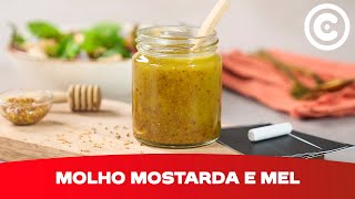 Receita Fácil de Molho de Mostarda e Mel