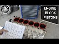 BMW E46 Project Car Vol 2 Engine Block + Pistons Measurement