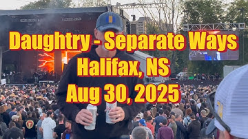 Daughtry – “Separate Ways (Worlds Apart)” [Journey Cover] – Live in Halifax, NS