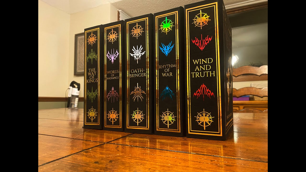 Rebinding Brandon Sanderson's STORMLIGHT ARCHIVE series!