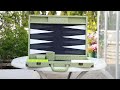 🎲 Luxury Redefined: The Emerald Green Ostrich Backgammon