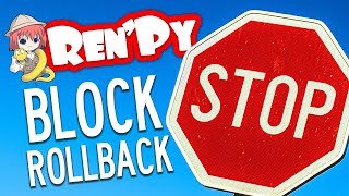 Ren'py Block Rollback