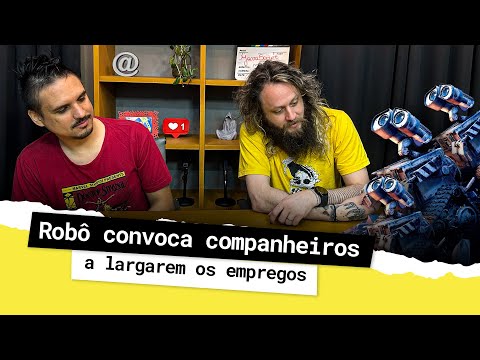 Robô convoca companheiros a largarem os empregos