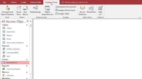 Open the relationships window and print the relationships.
