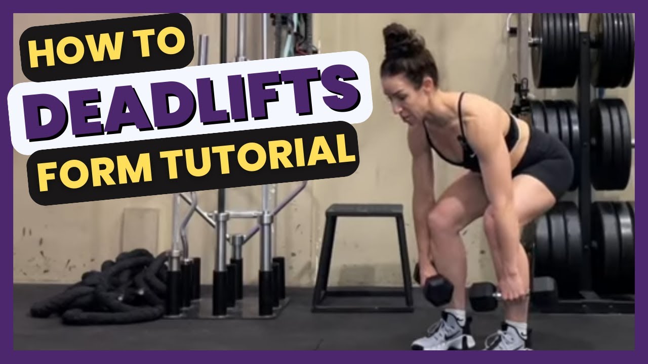 Становая тяга с гантелями | Видеоурок